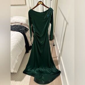 Long Sleeve Evening Gown